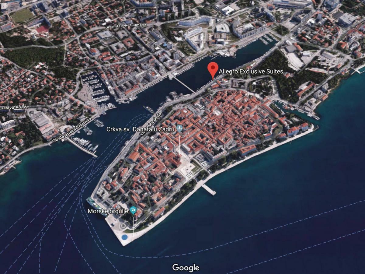 Allegro Exclusive Suites Old Town Center Zadar Ngoại thất bức ảnh